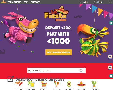 Screenshot La Fiesta Casino