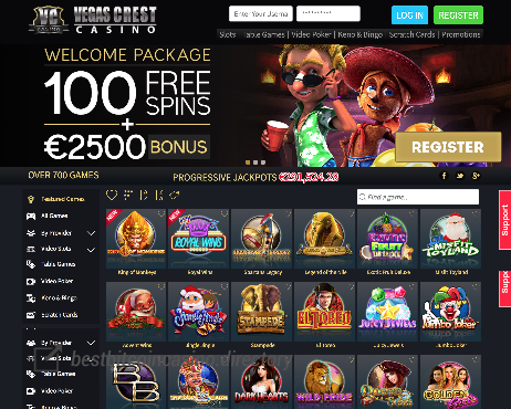 Screenshot Vegas Crest Casino