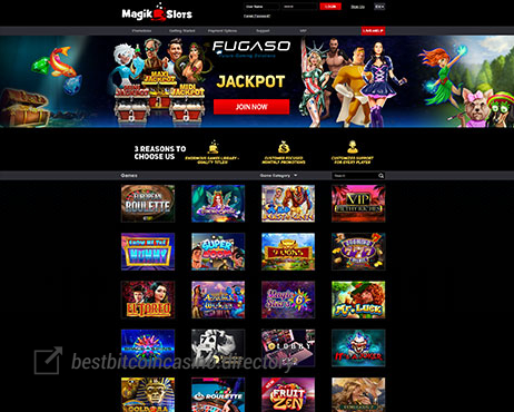Magik Slots Casino Screen